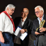 da Sx. Blasco Giurato Direttore della Fotografia Stefano Masciarelli e Maurizio Amati produttore
