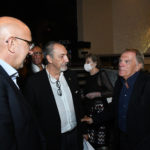 da Sx. Vito Maria dAdamo Mibact Enzo De Camillis e Bruno Altissimi produttore