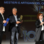 da sx. Stefano Masciarelli Francesco Rutelli presidente Anica e lattrice Giovanna Ralli.