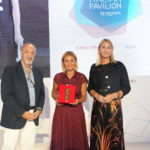 Enzo De Camillis Presidente de La Pellicola d Oro Barbara Busso Dir. di Produzione Cristina Bolla Presidente Filmcommission Liguria