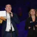 Presidente museo MEI Paolo Masini presentatrice Sabina Stilo
